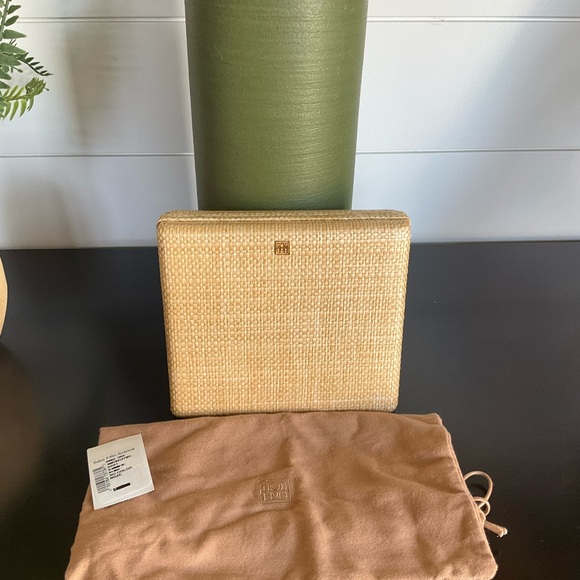 Toteme Raffia Box Clutch - Picture 6 of 10